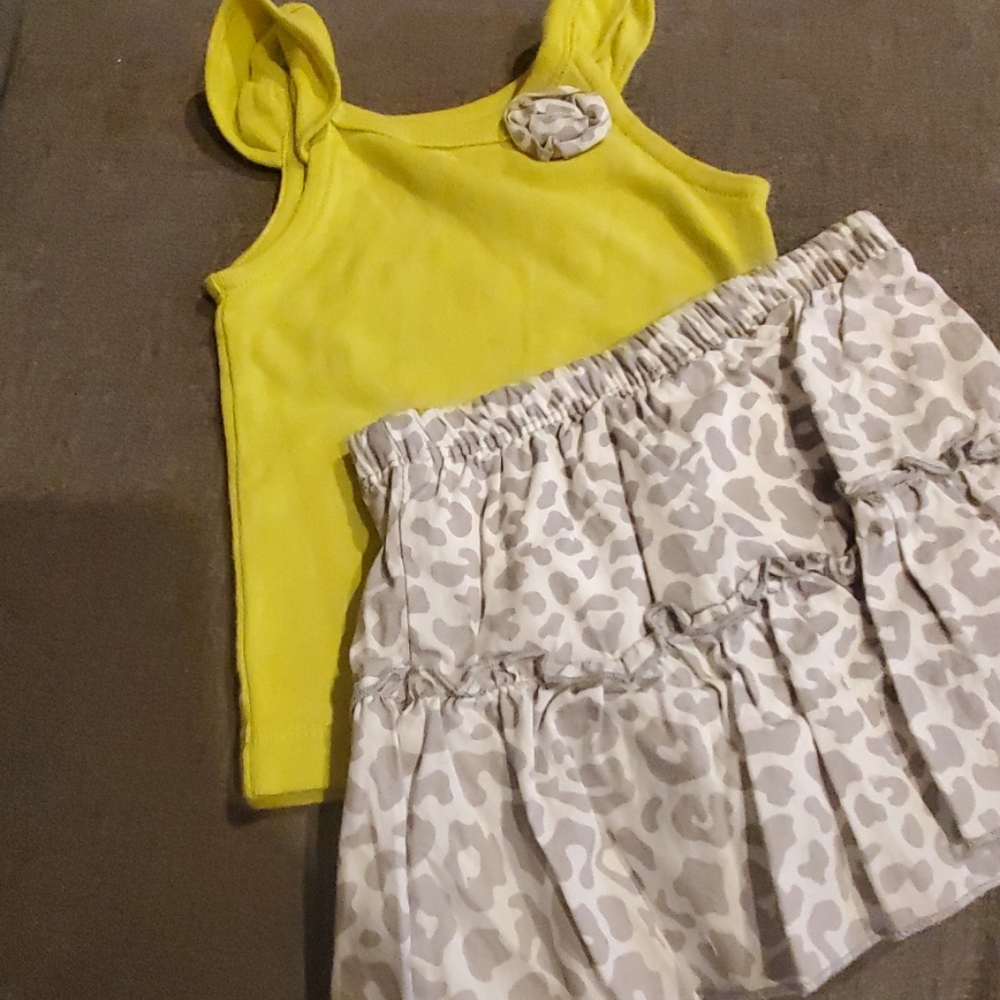 2 piece tank & skirt
